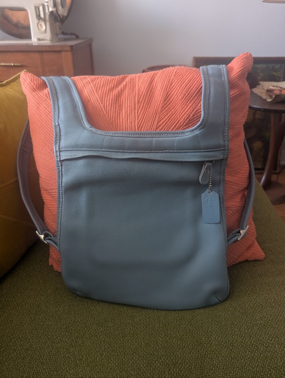 Vintage Coach Hippie Slim Backpack